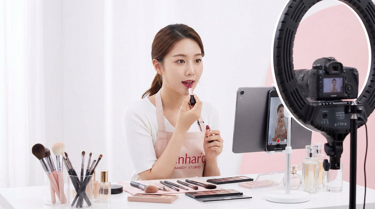 17c一起草美妆视频教程